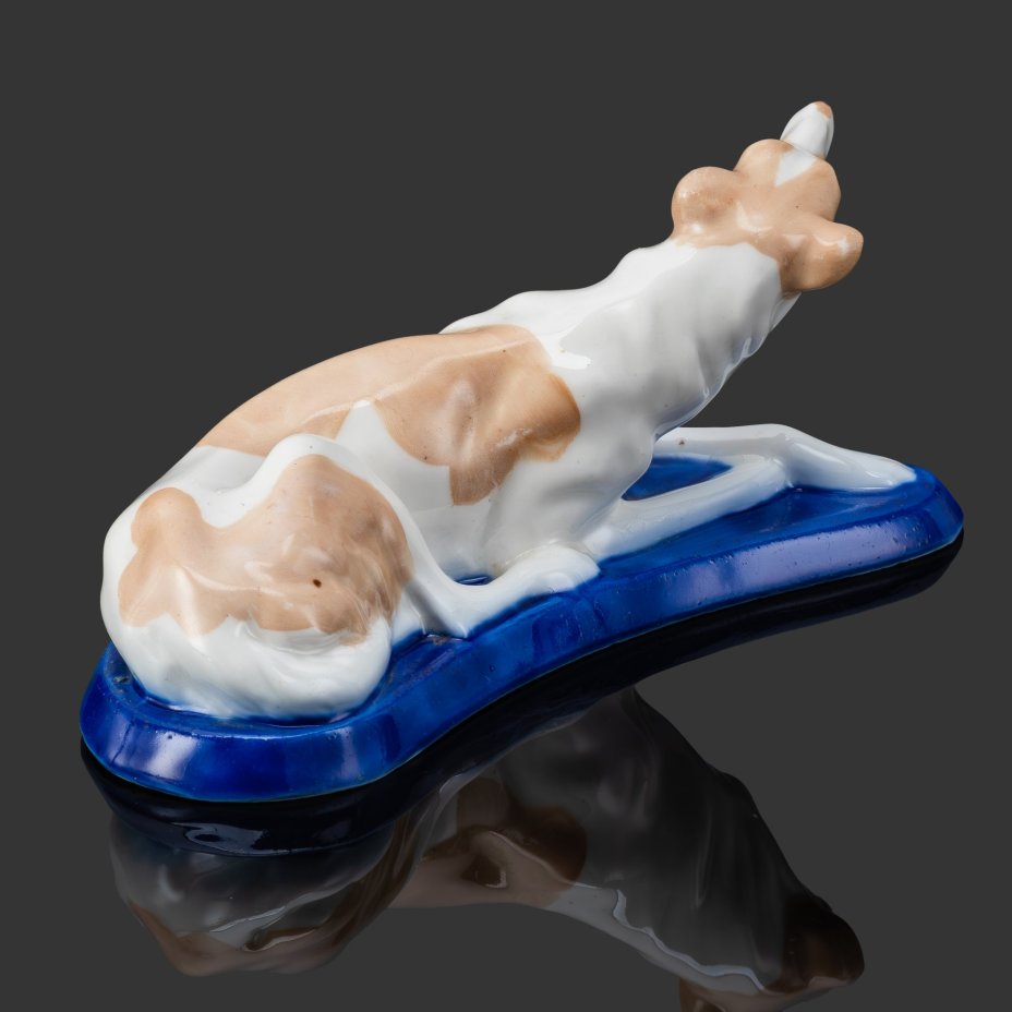 Статуэтка "Левретка", скульптор Б.Я. Воробьев (юбилейное клеймо)