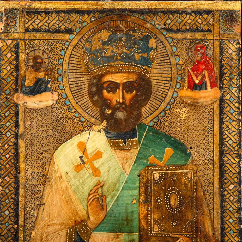 Икона "Св. Николай Чудотворец" (извод "Никейское чудо")