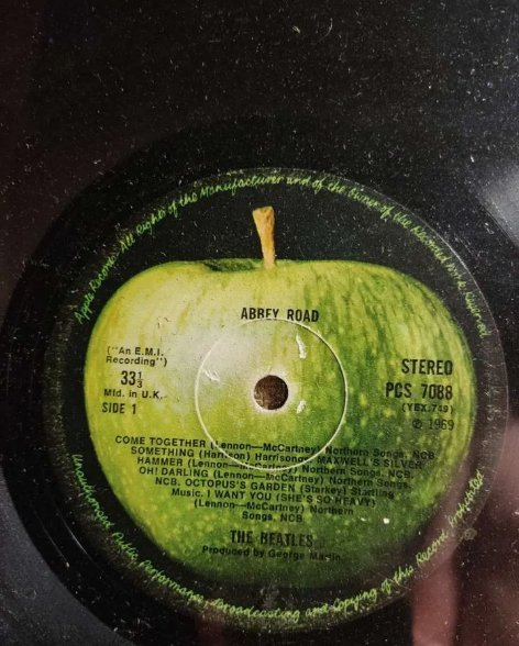 Пластинка в раме, The Beatles "Abbey Road"