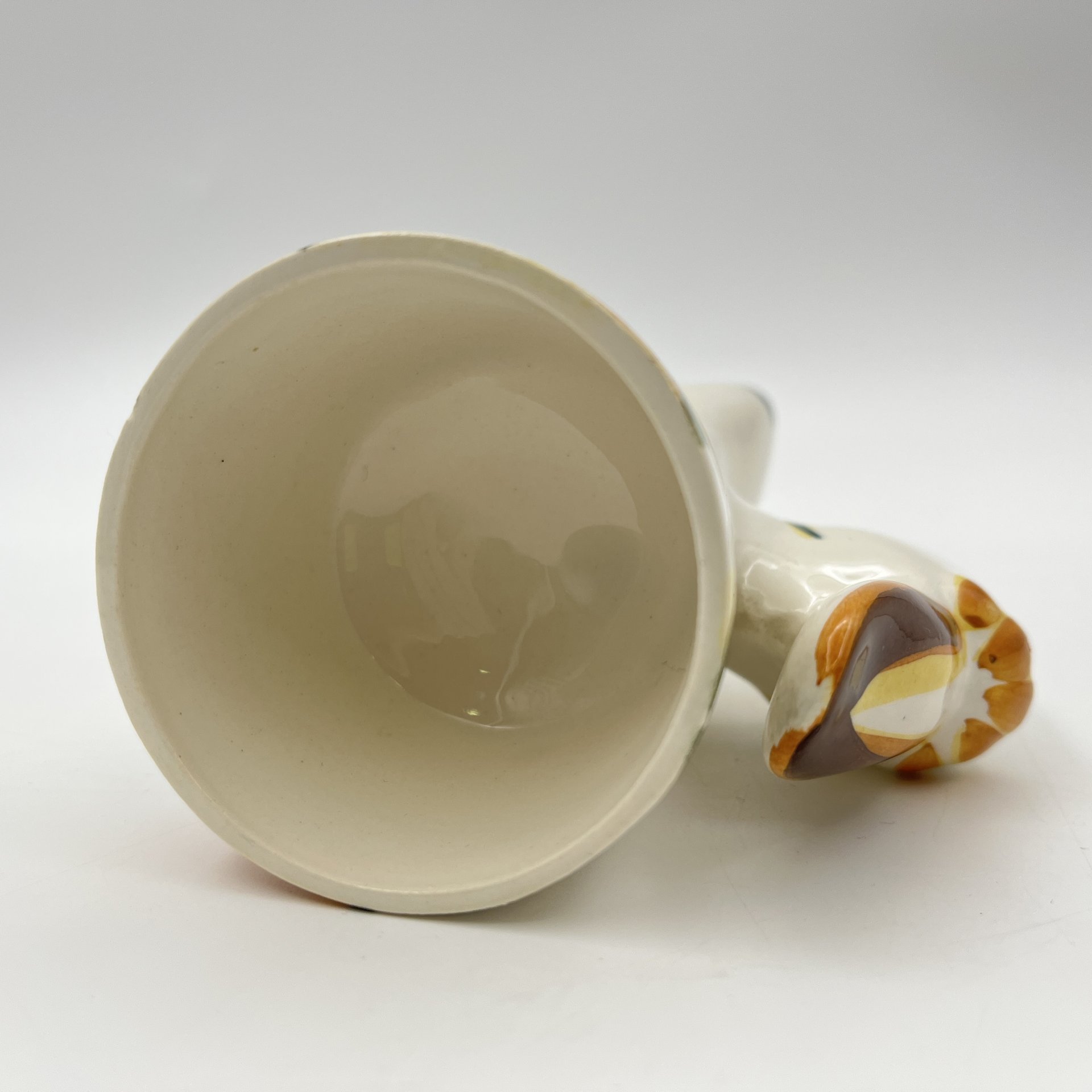 Пашотница "Ослик", скульптор В. Сергеев, фаянс, роспись, Конаковский фаянсовый завод им. М.И. Калинина (ЗиК Конаково), СССР, 1974-1991 гг.