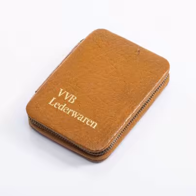 Набор игральных  карт в дорожном футляре, бумага, кожа, Германия, 1970-1990 гг.