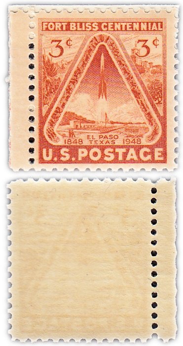 США 3 цента 1948 "Форт Блисс"