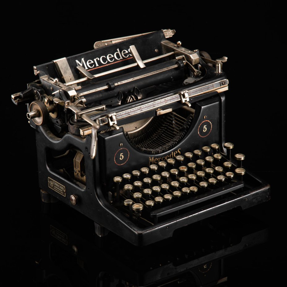 Машинка печатная "Mercedes", модель №5, Mercedes-Bureau-Maschinen GmbH