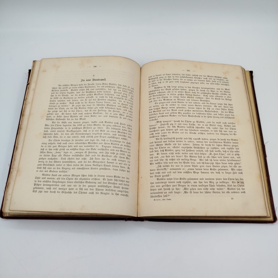 Книга "Märchen der Tausend und Einen Nacht" ("Неизвестные «Тысяча и одна ночь»"), автор Albert Ludwig Grimm, с цветными иллюстрациями