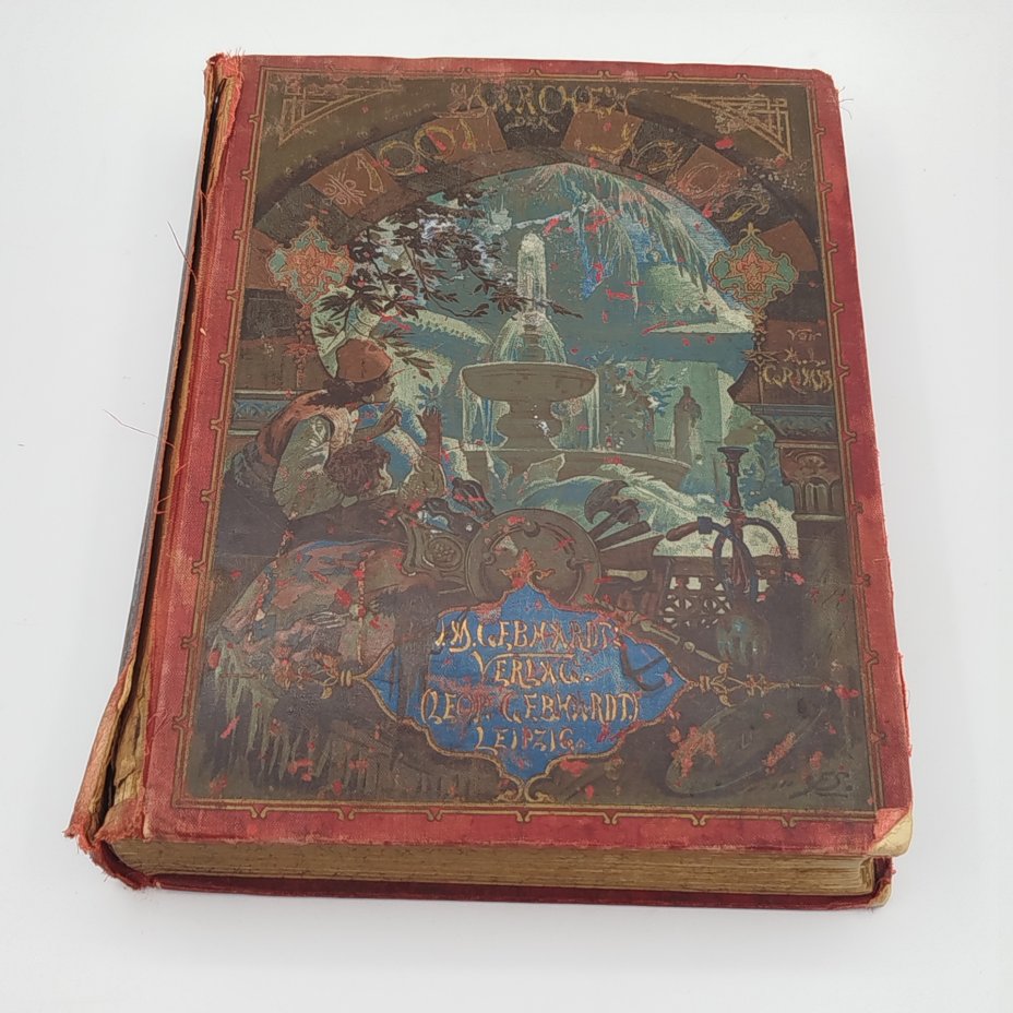Книга "Märchen der Tausend und Einen Nacht" ("Неизвестные «Тысяча и одна ночь»"), автор Albert Ludwig Grimm, с цветными иллюстрациями