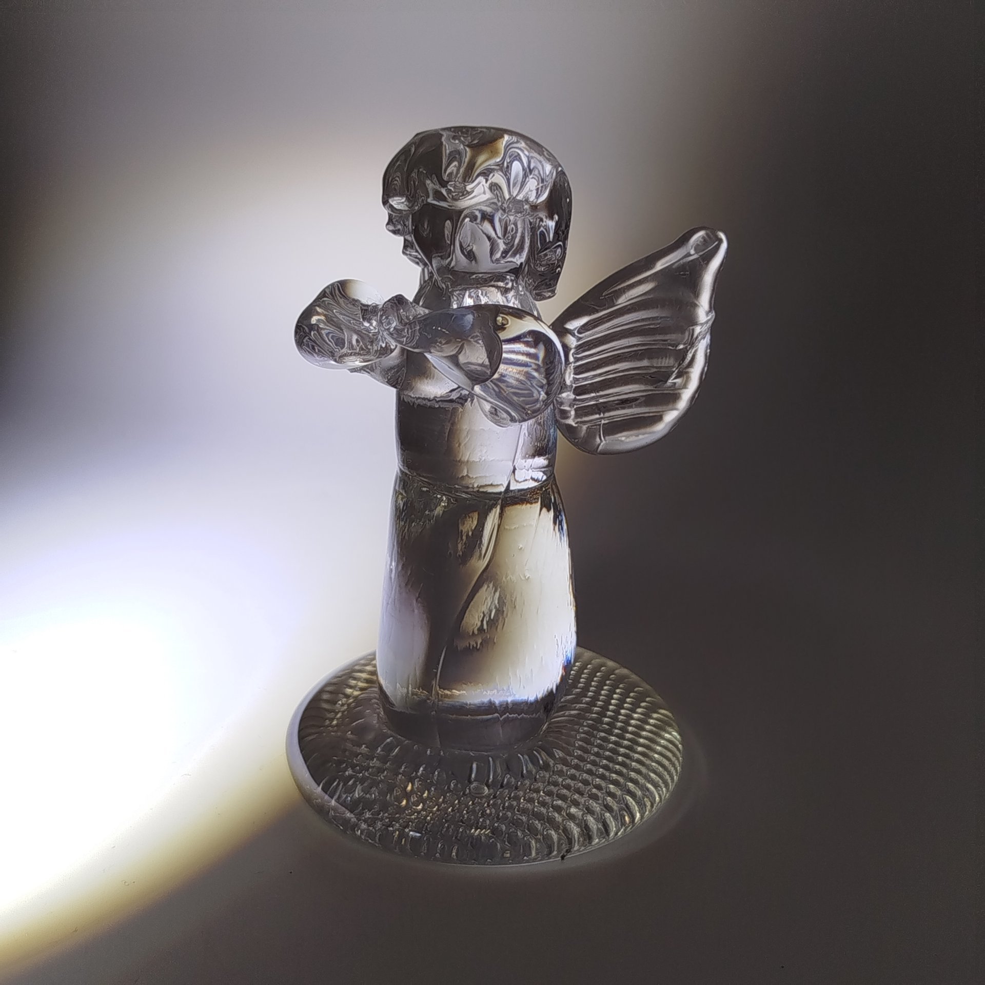 Статуэтка "Ангел", хрусталь, гутная техника, Российская Федерация, 1990-2015 гг.