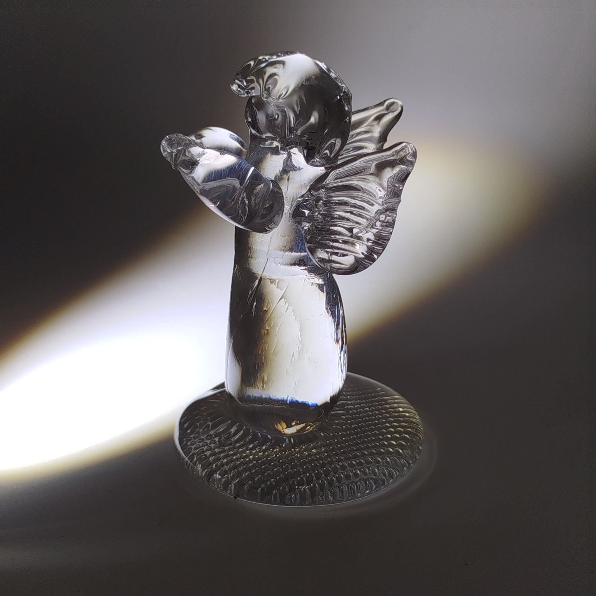 Статуэтка "Ангел", хрусталь, гутная техника, Российская Федерация, 1990-2015 гг.