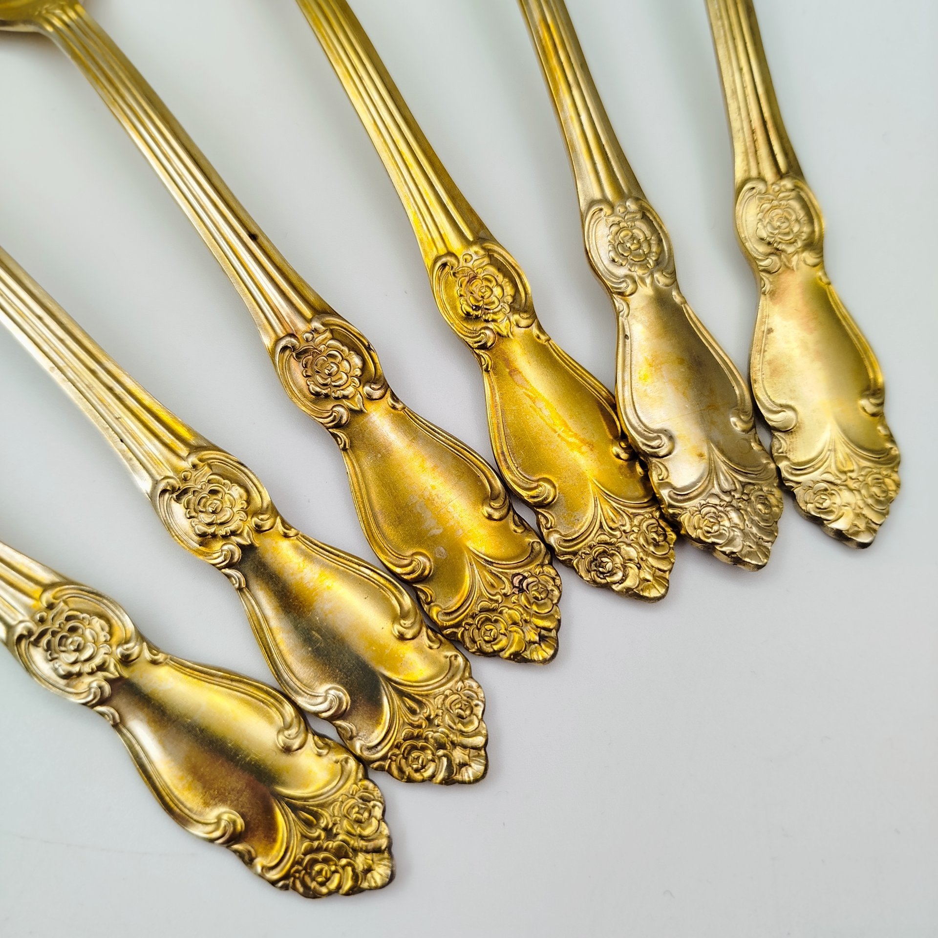 Набор столовых ложек "Серебряная роза" на 6 персон