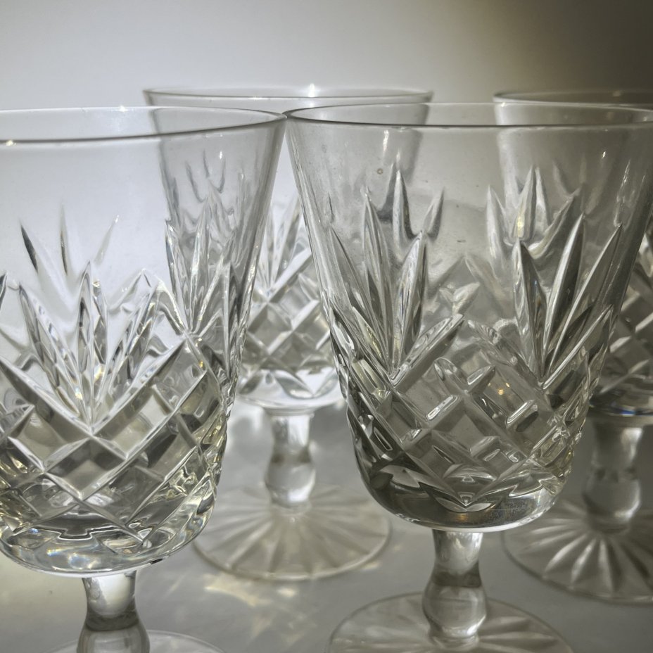 Набор из 5 бокалов с геометрическим декором