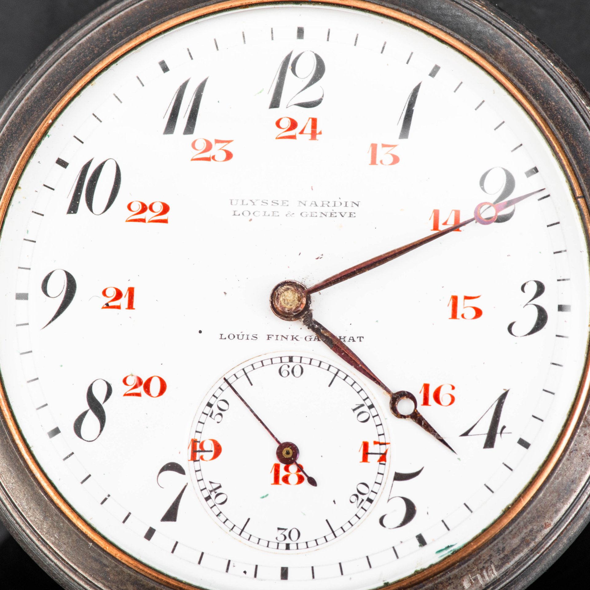 Часы карманные, Ulysse Nardin / Louis Fink Gauchat