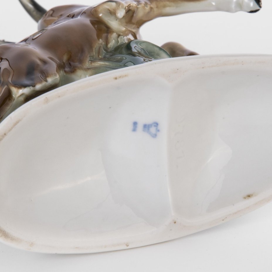 Статуэтка "Горный козёл", VEB Porzellanfiguren Lippelsdorf (Липпельсдорф)