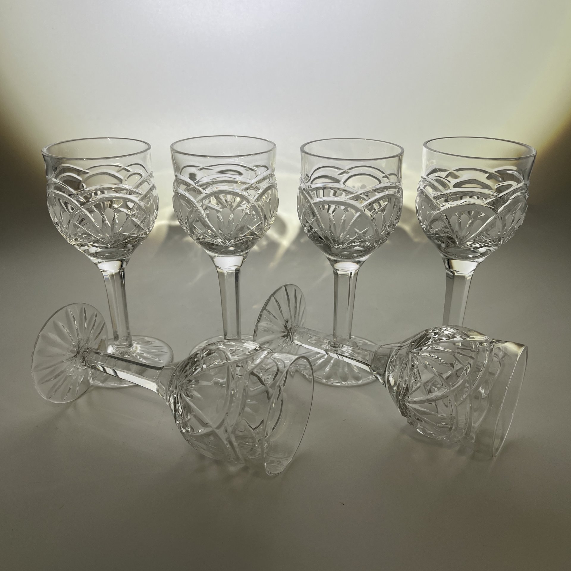 Набор из 6-ти рюмок с рельефным декором