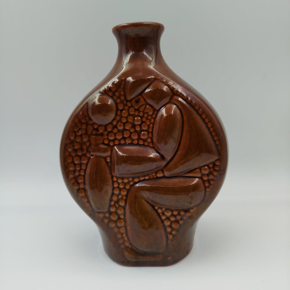 Штоф с изображением гончара, керамика, СССР, 1970-1990 гг.