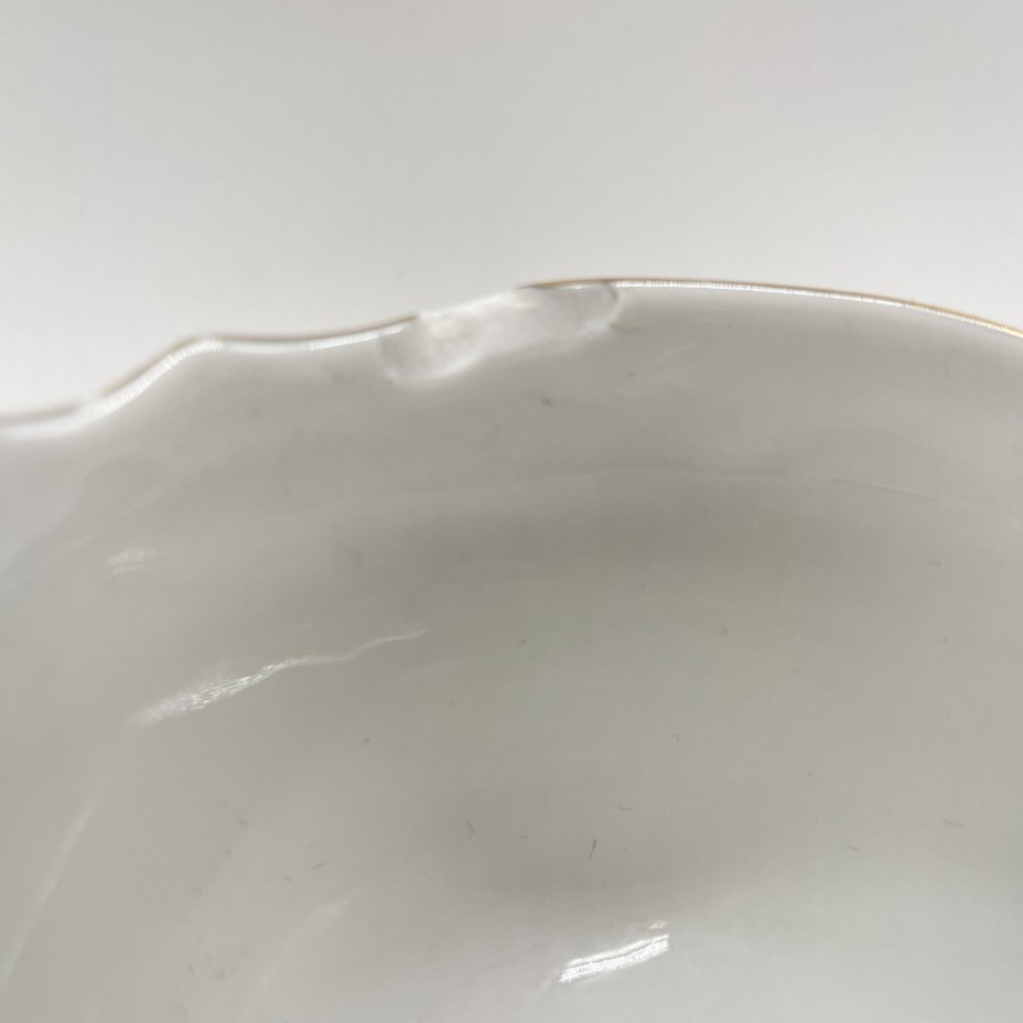 Соусник "Мадонна", фарфор, люстр, золочение, деколь, Kahla, ГДР, 1960-1980 гг.