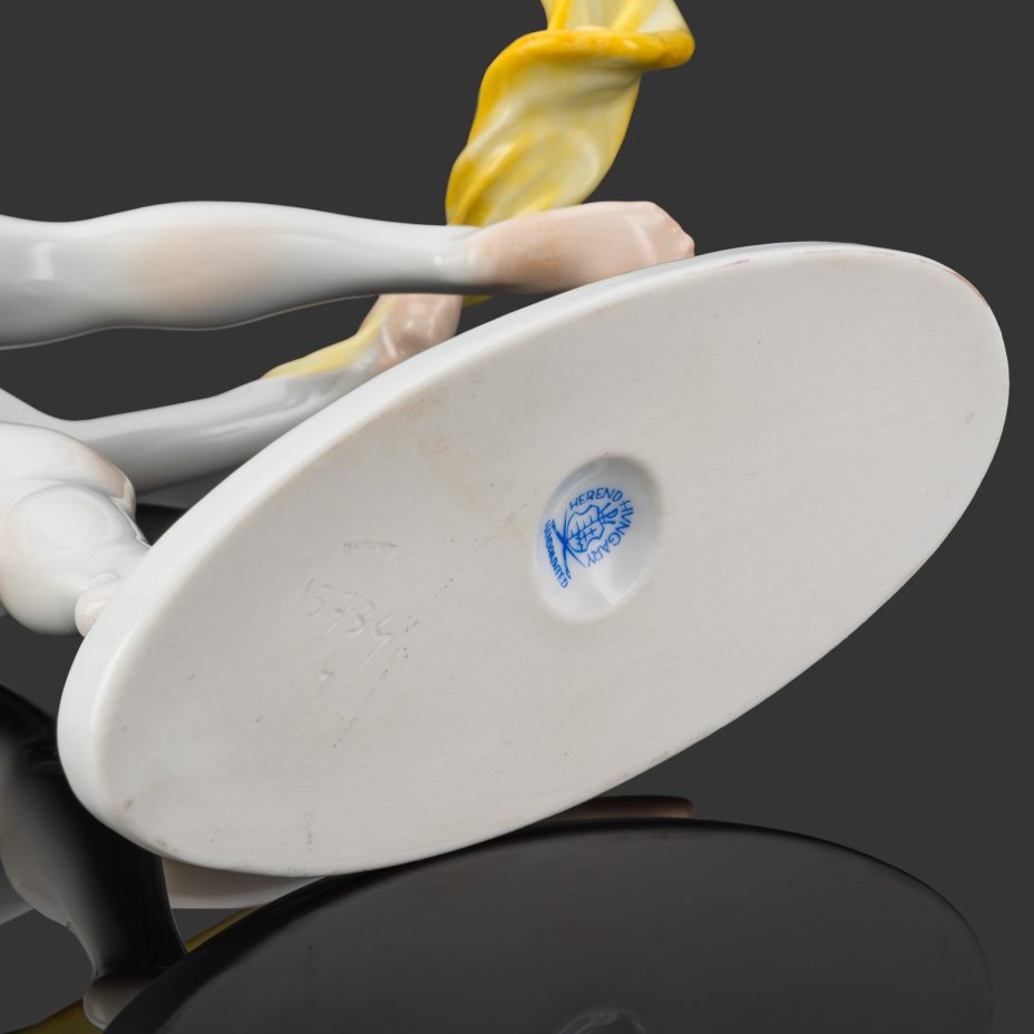 Статуэтка "Танцовщица", фарфор, роспись, золочение, Herend (Херенд), Венгрия, 1970-1990 гг.