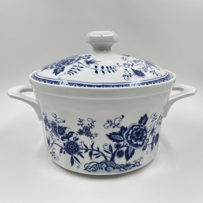 Супница с цветочным декором, фарфор, деколь, Kahla, Германия, 1960-1980 гг., Kahla