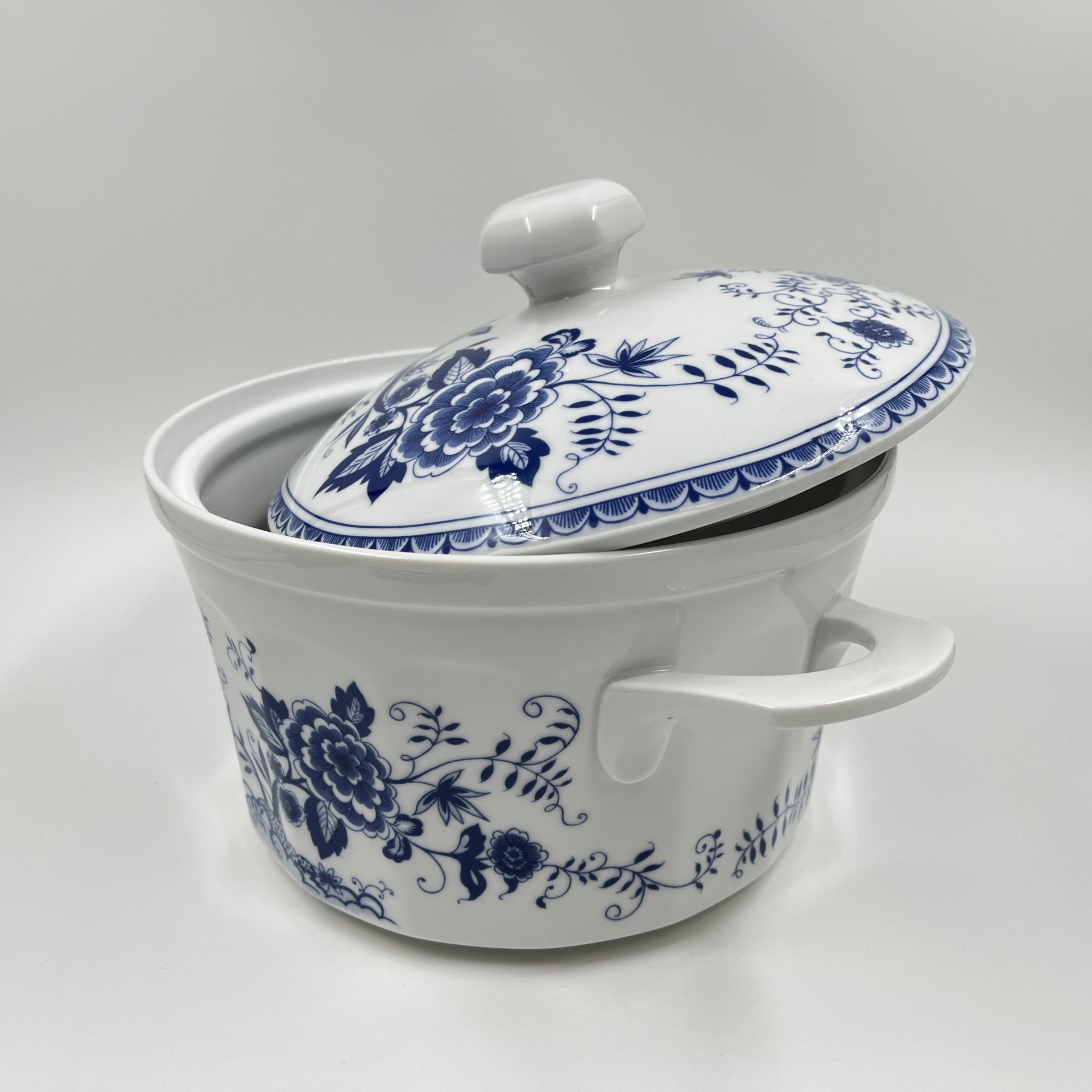 Супница с цветочным декором, фарфор, деколь, Kahla, Германия, 1960-1980 гг., Kahla