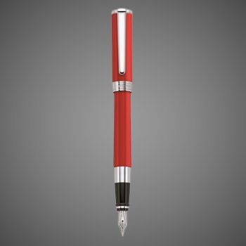 Перьевая ручка Aurora TU Resin Red CT, перо - F, в подарочной коробке, Лаки и смолы: смола, сталь
