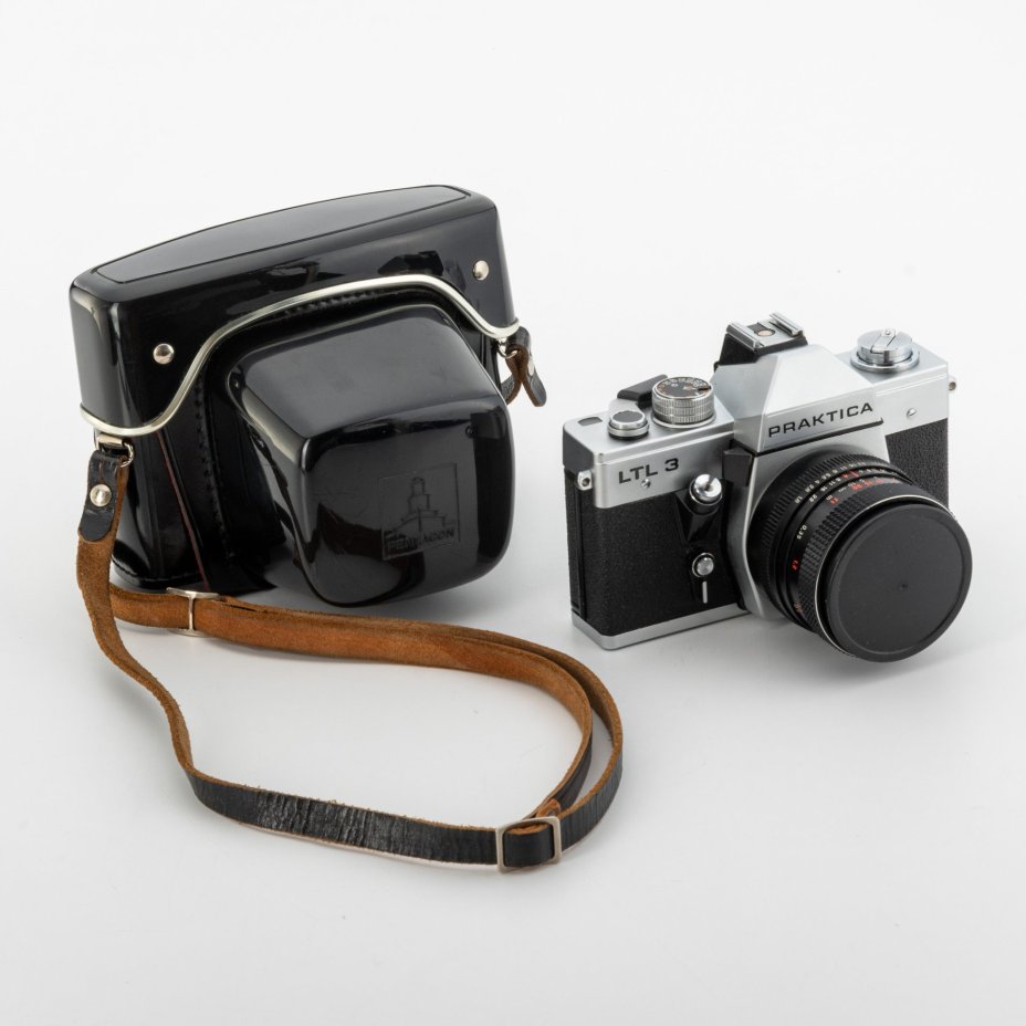 Фотоаппарат "Praktica LTL 3" с объективом "Pancolar", металл, кожа, стекло, пластик, Pentacon, ГДР, 1978-1984 гг.