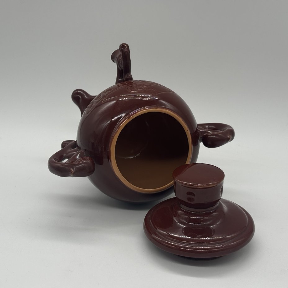 Чайница "Самовар", керамика, Российская Федерация, 1990-2000 гг.