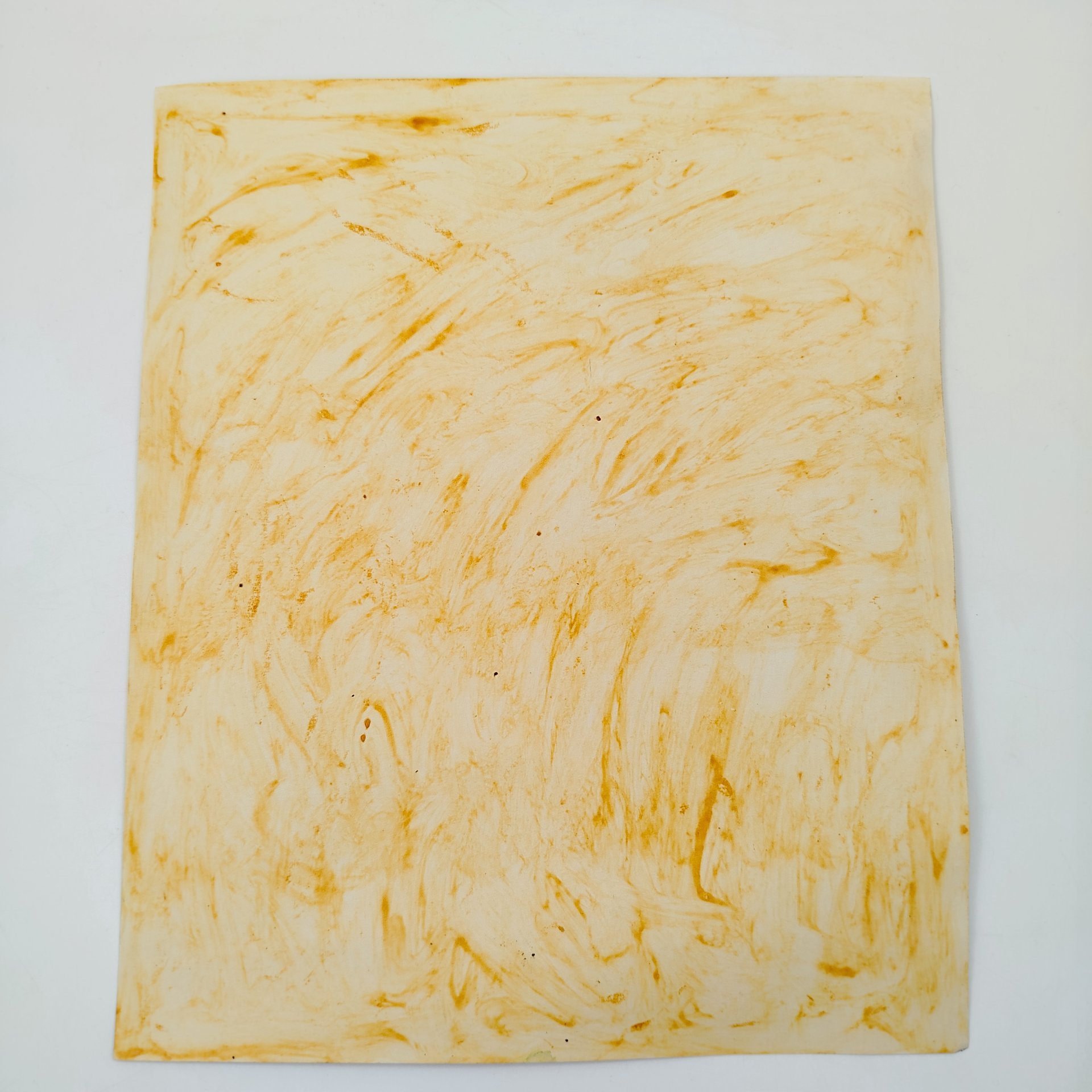 Этюд "Пейзаж с деревом", автор Т. Шипкова, бумага, смешанная техника, СССР, 1987 г.