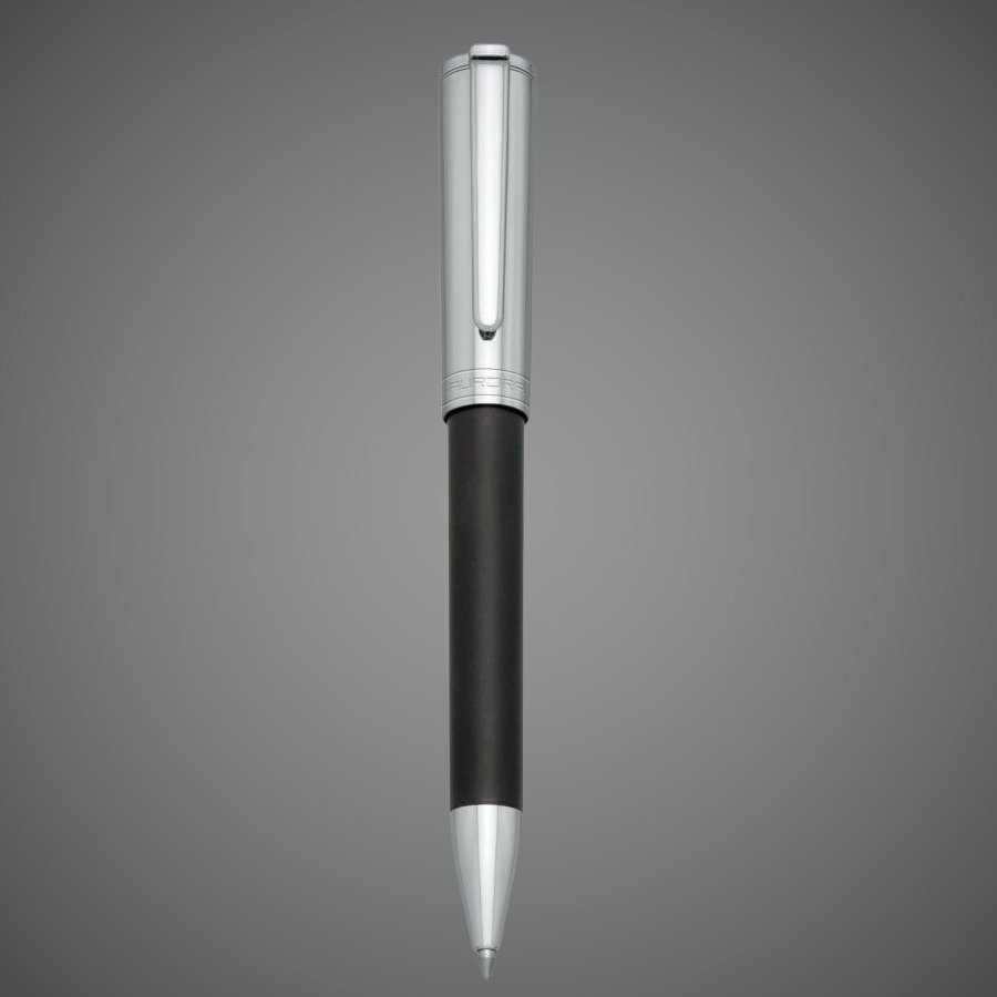 Шариковая ручка Aurora TU Matt Black CT, в подарочной коробке, Лаки и смолы: смола, хром