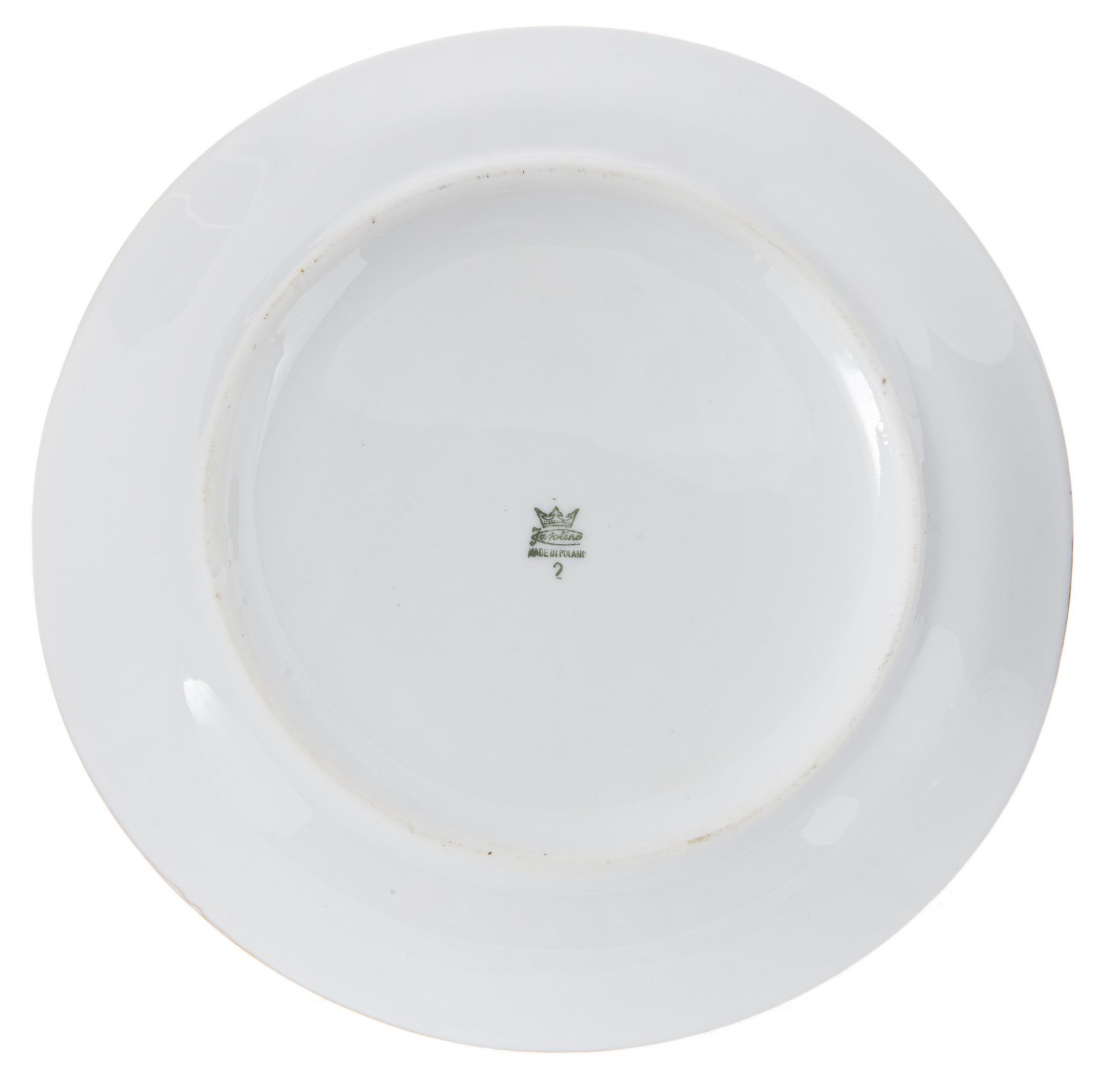 Масленка, декорированная цветами, фарфор, деколь, золочение, Польша, 1960-1990 гг.