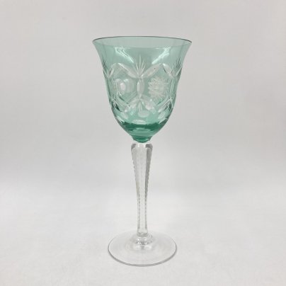 Бокал с резным узором, стекло, алмазная грань, Западная Европа, 1970-1990 гг.