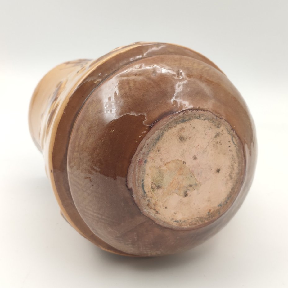 Кружка пивная "Хоккеисты", керамика, роспись, СССР, 1970-1990 гг.