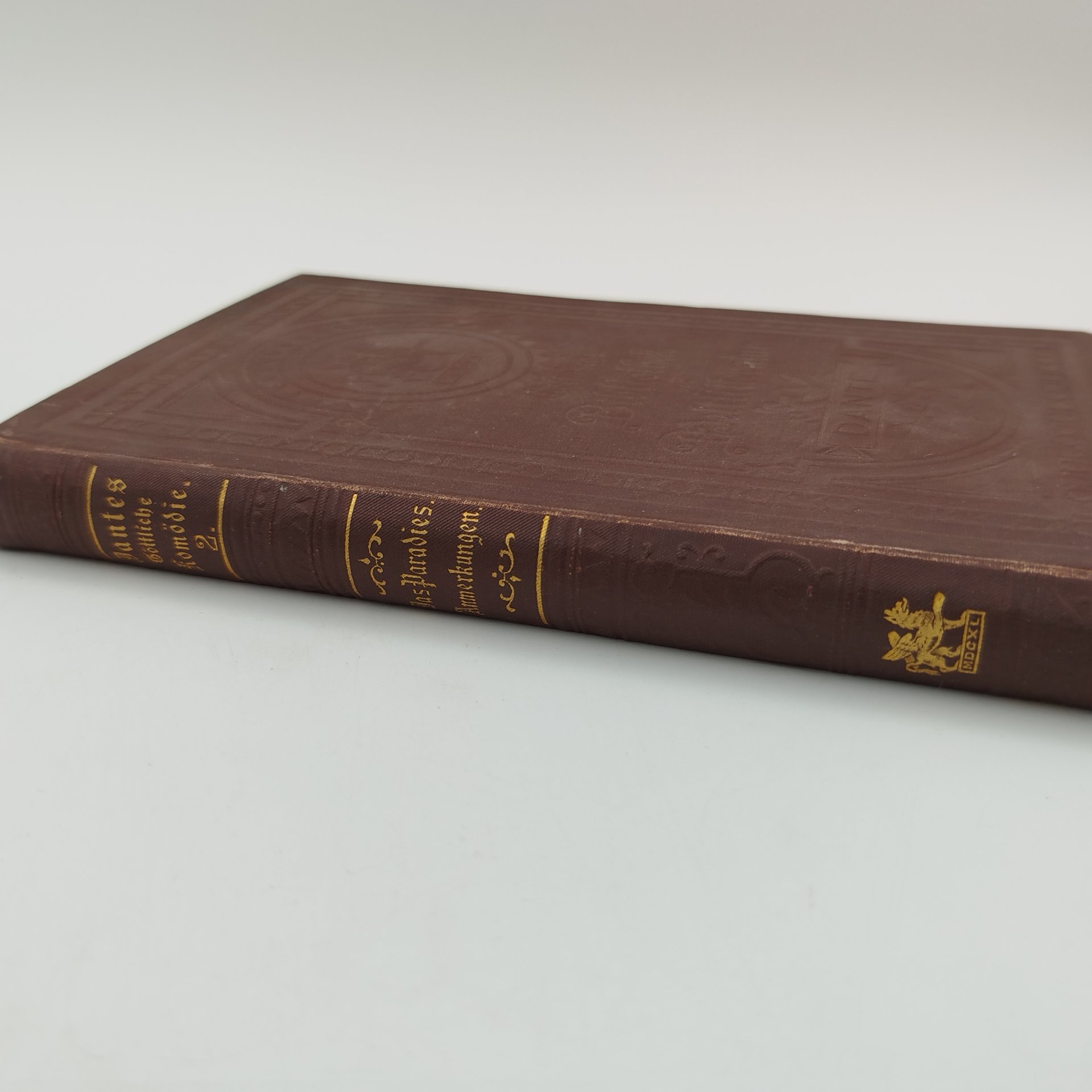 Dante Alighieri «Göttliche Komödie. Das Paradies» из серии «Cotta'sche Bibliothek der Weltliteratur», Stuttgart, Cotta, Gebrüder Kröner