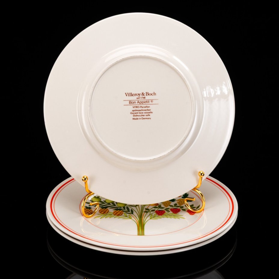 Набор обеденных плоских тарелок на 3 персоны, коллекция Bon Appetit, Villeroy & Boch