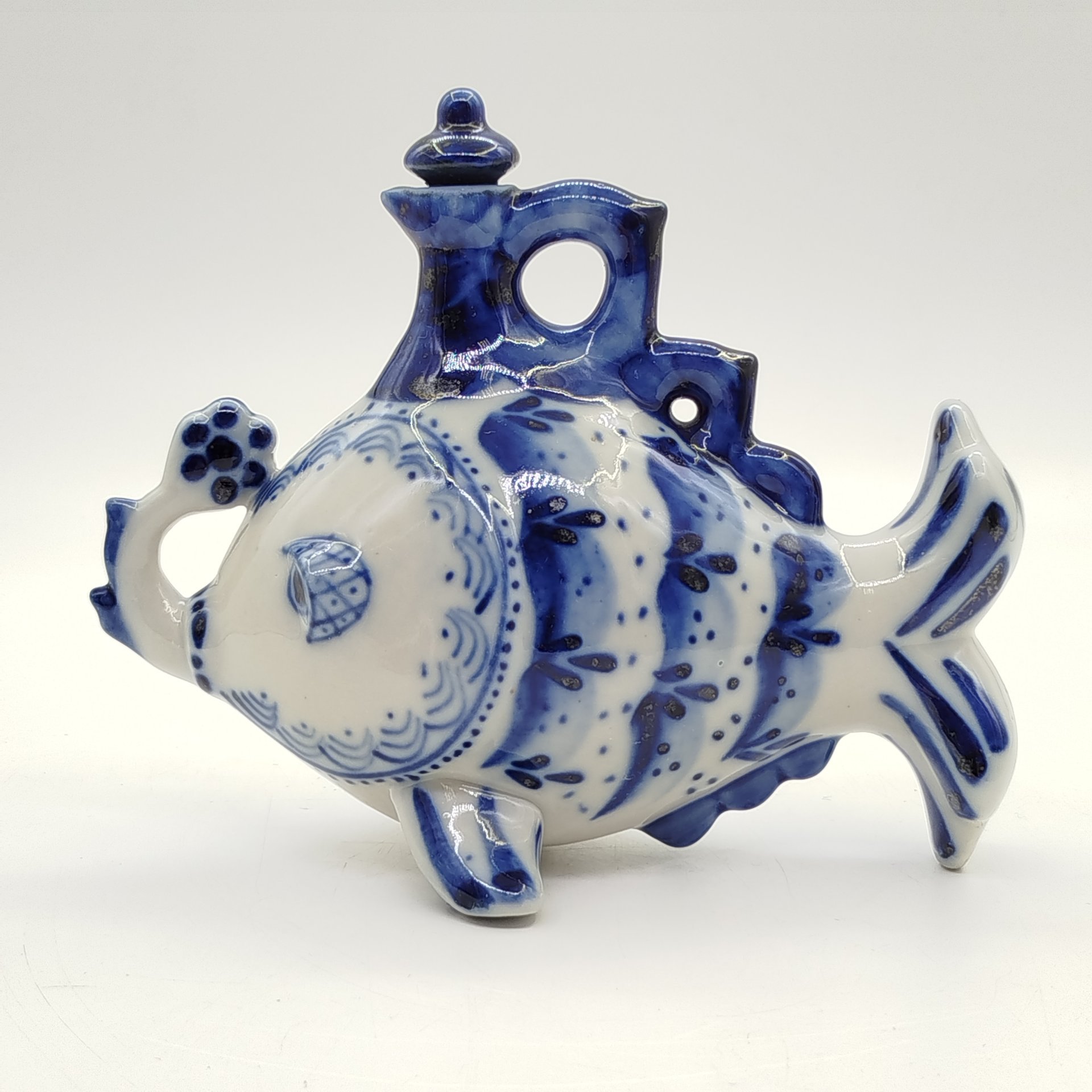 Штоф "Рыбка", Гжель