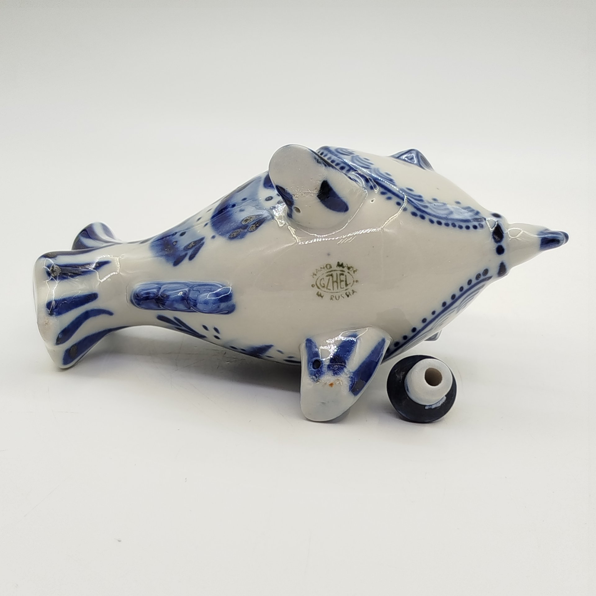 Штоф "Рыбка", Гжель