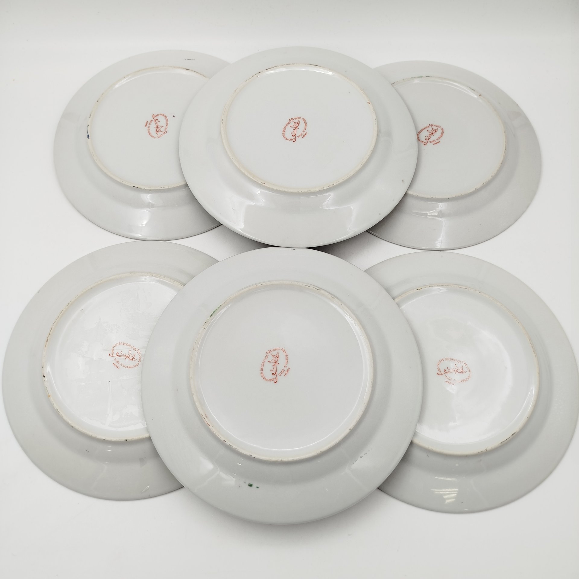 Набор тарелок на 6 персон "Благородные занятия китаянок императорского двора", компания Guangzhou Phonex