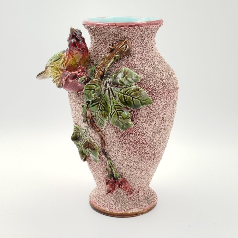 Ваза "Птица на розе"