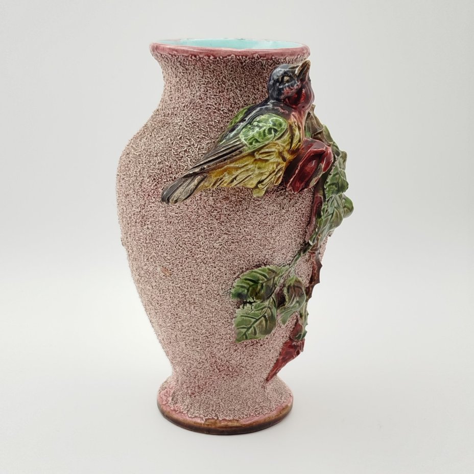 Ваза "Птица на розе"