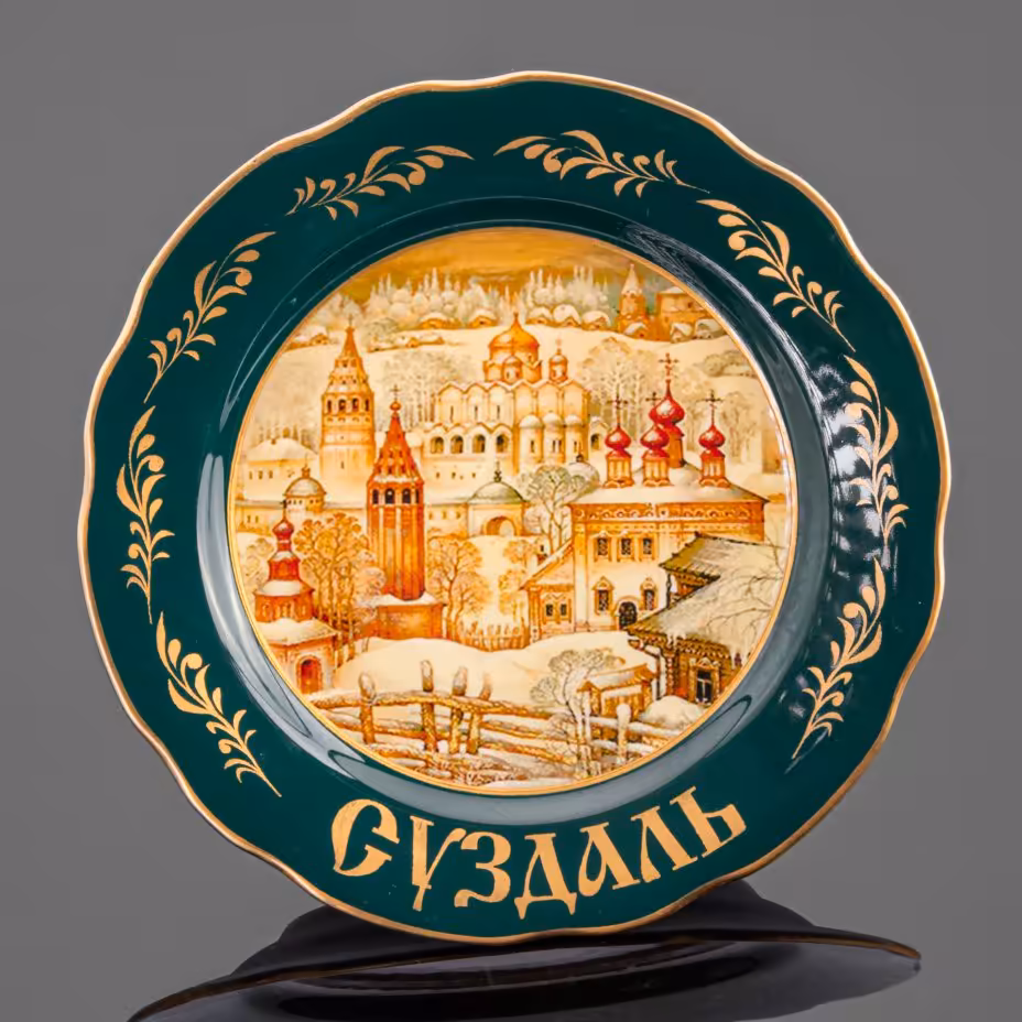 Тарелочка настенная "Суздаль"