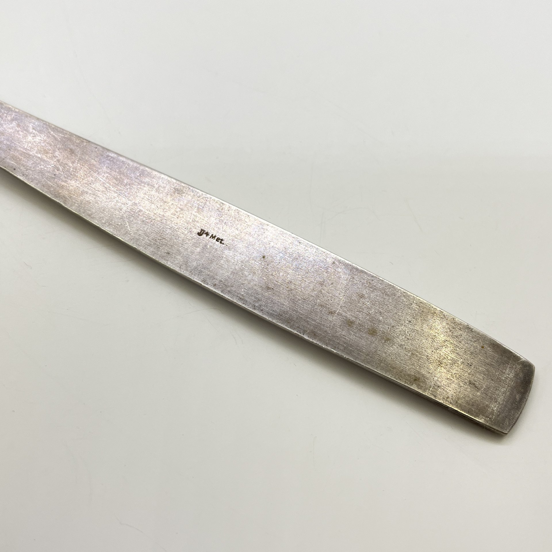 Ложка сервировочная (салатная), мельхиор (медь-никель), Таллинский ювелирный завод, СССР, 1970-1990 гг.