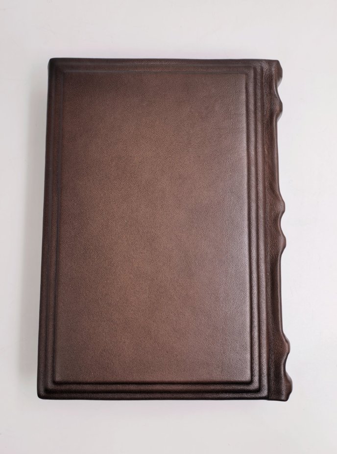 Книга Н.В. Гоголь "Мертвые души" подарочное издание, кожаный переплет, авторская ручная работа