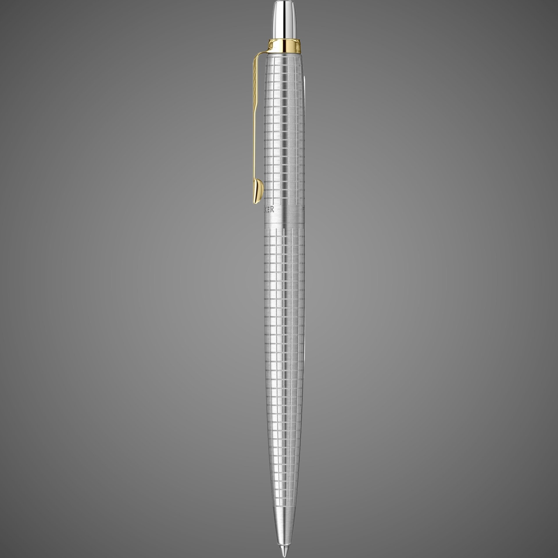 Шариковая ручка Parker "Jotter 70th Stainless Steel GT", стержень: Mblue (толщина линии 1,0мм) в подарочной коробке, Металлы: металл, нержавеющая сталь