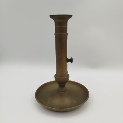 Подсвечник с подъемным механизмом, латунь, литье