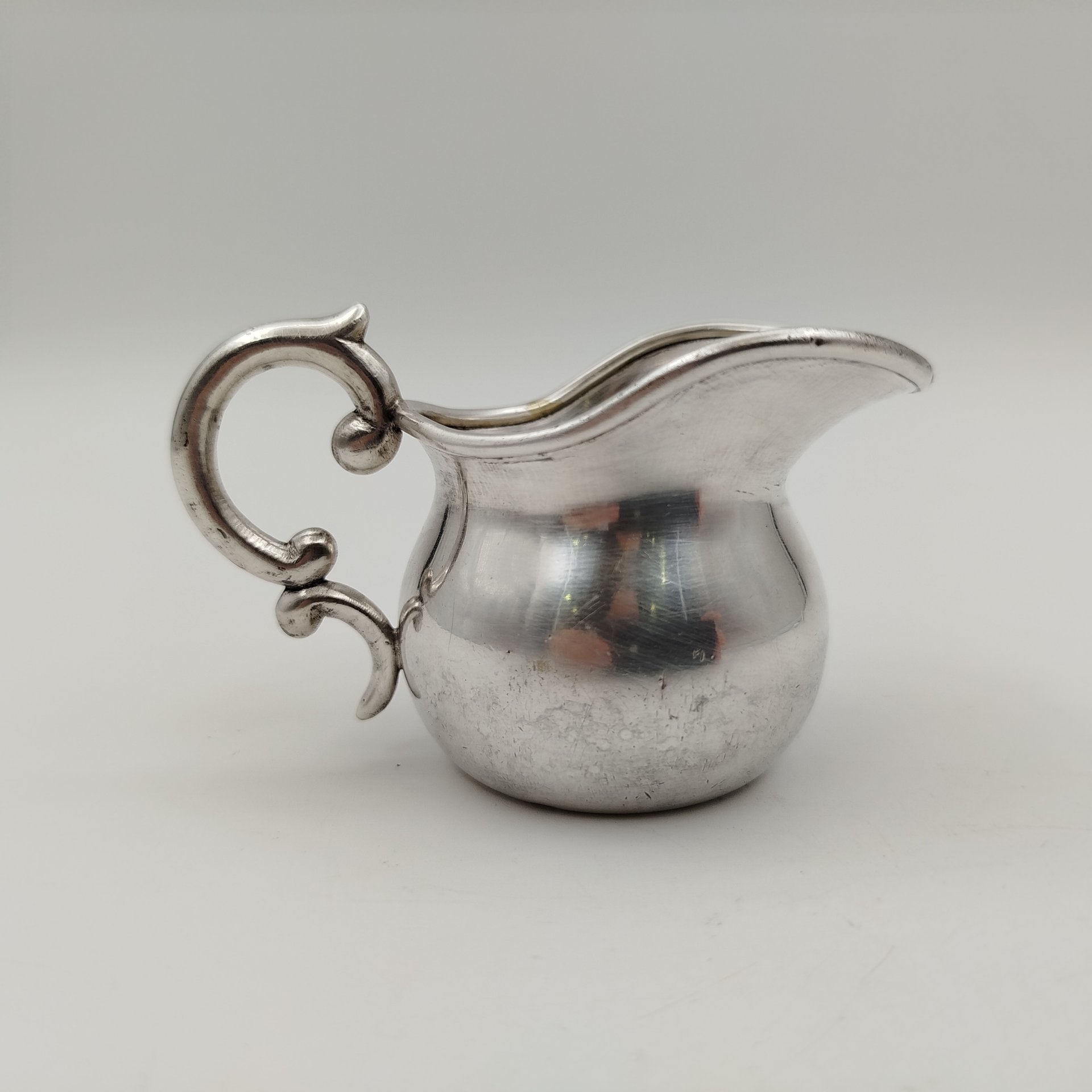 Миниатюрный молочник (сливочник), металл, гальваническое серебрение, Norblin & Co (Норблин), Norblin & Co (Норблин)