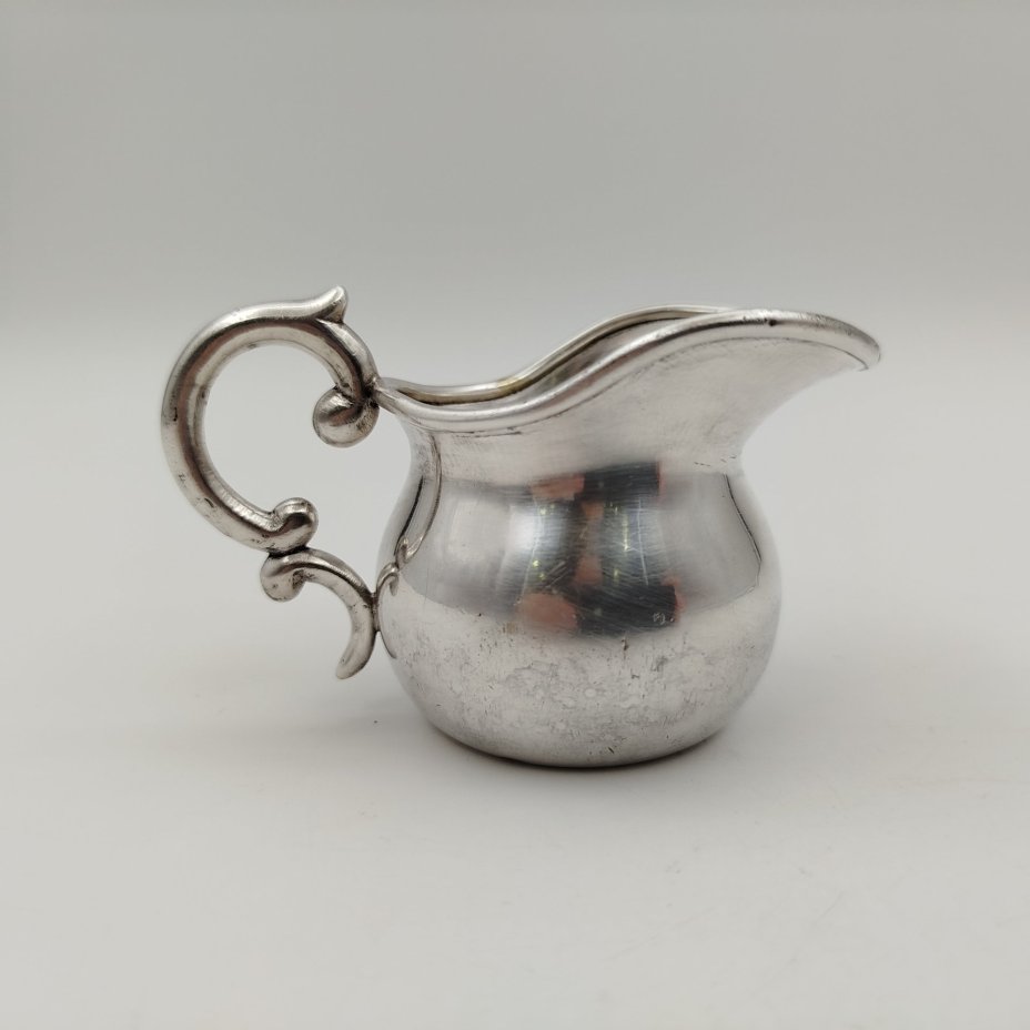 Миниатюрный молочник (сливочник), металл, гальваническое серебрение, Norblin & Co (Норблин), Norblin & Co (Норблин)