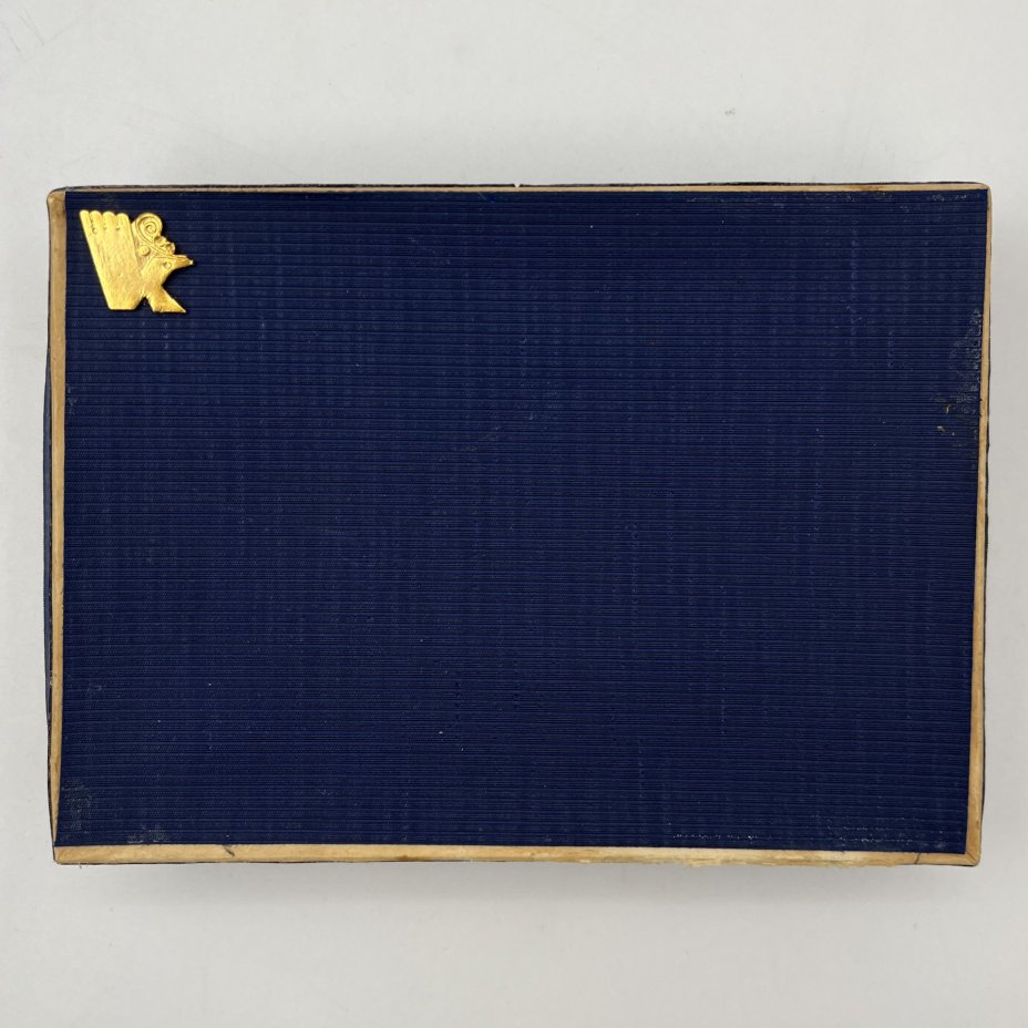 Набор из шести чайных ложек с витыми ручками и цветочным декором, в оригинальной коробке