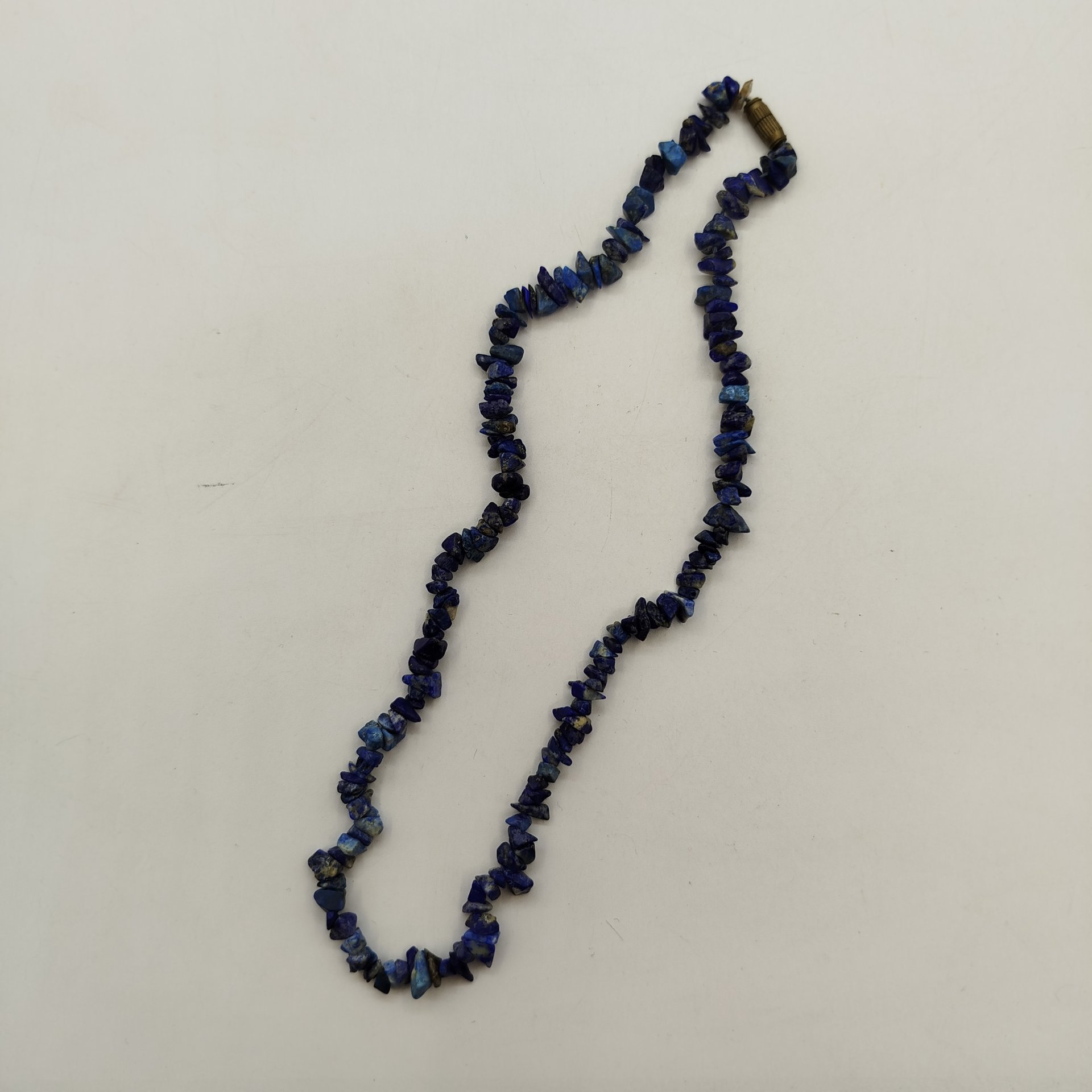 Бусы с бусинами разной формы, натуральный камень, металл, 1970-1990 гг.