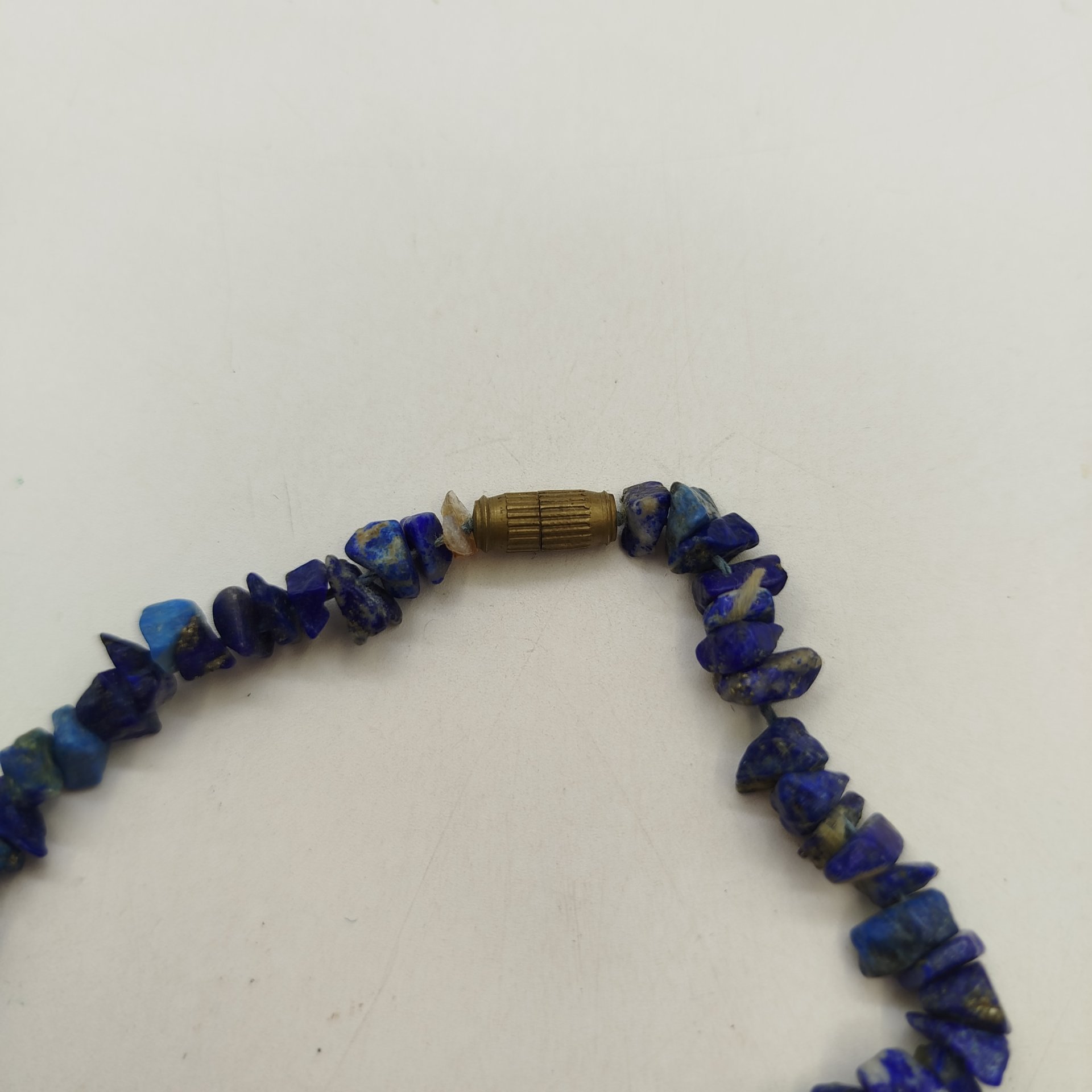 Бусы с бусинами разной формы, натуральный камень, металл, 1970-1990 гг.