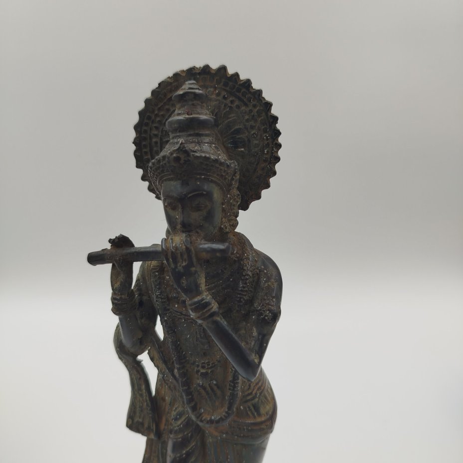 Статуэтка "Кришна", металл, литье, Индия, 1980-1990 гг.