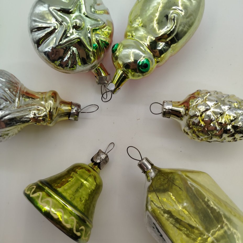 Набор из шести ёлочных игрушек