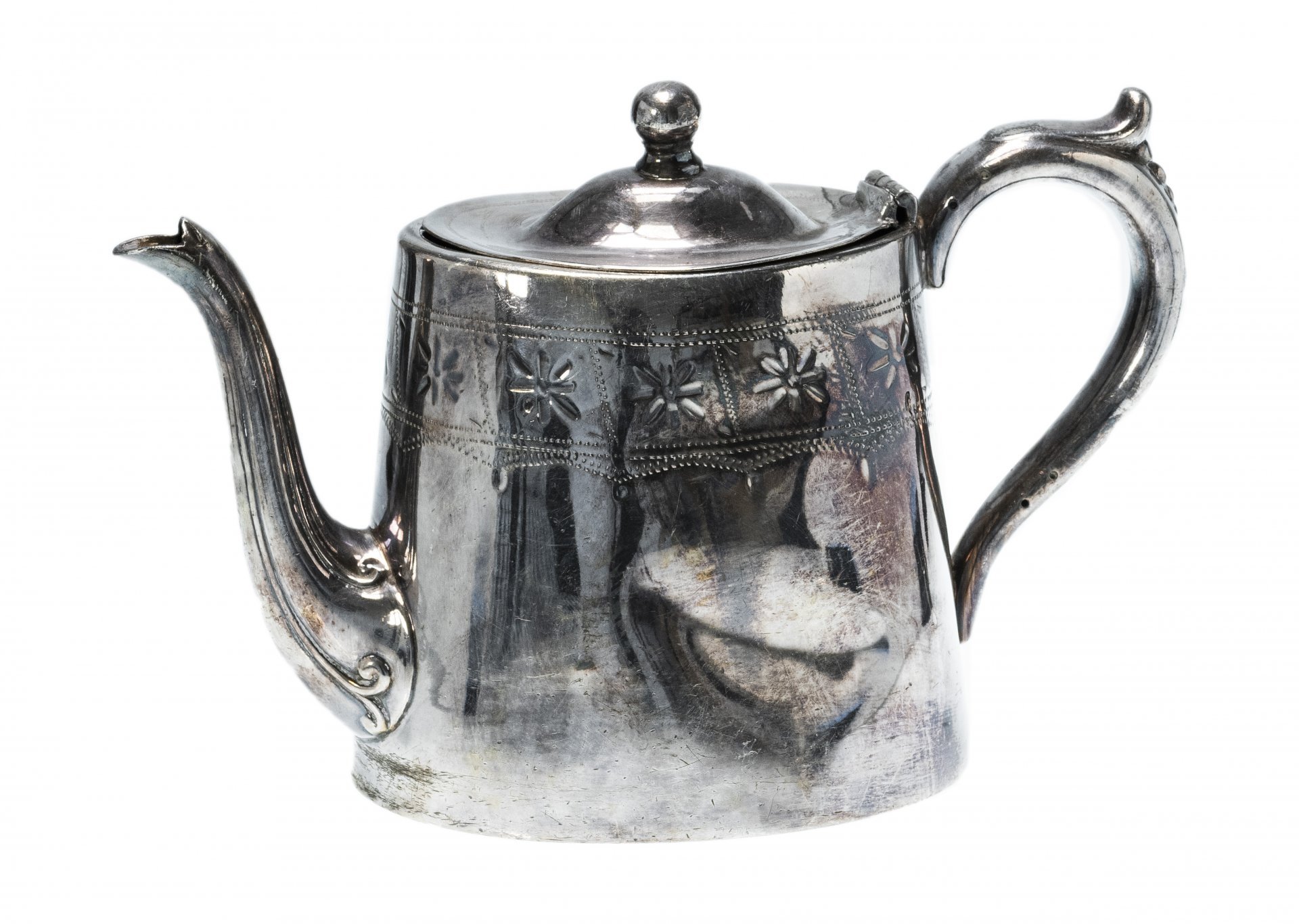 Чайник-кофейник, никель с серебрением, Великобритания, 1890-1900 гг.