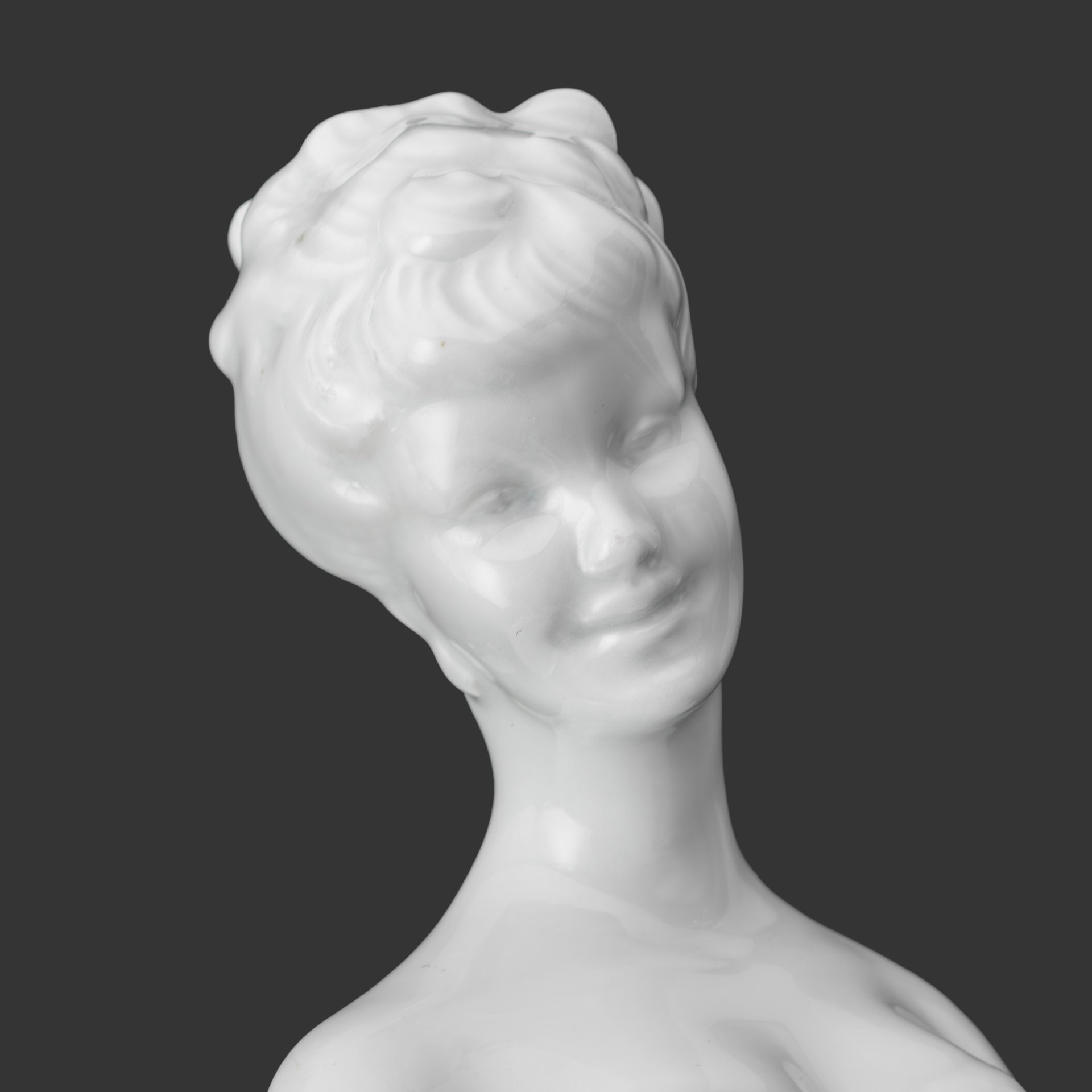 Статуэтка "Дама с веером", фарфор, Wallendorf, Германия, 1963-1990 гг.